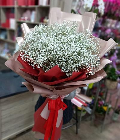 Букет цветов из: Гипсофила в Частые