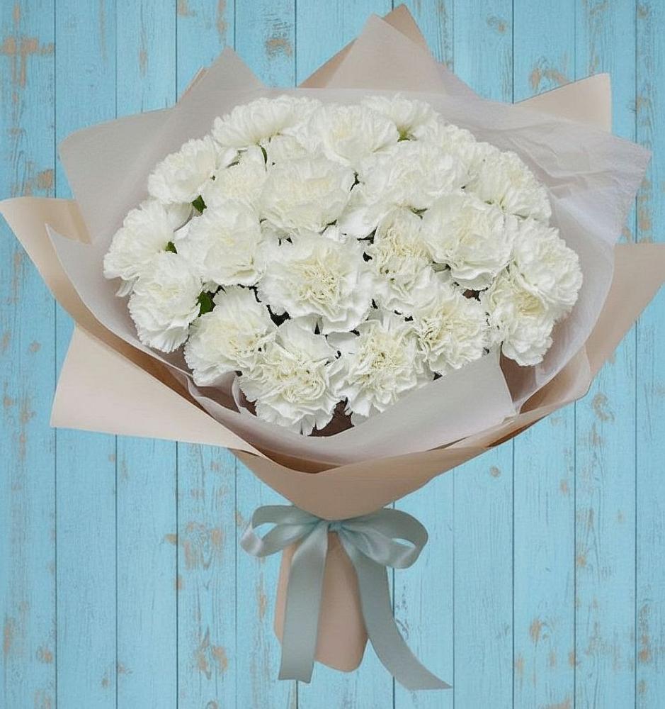 Букет цветов из: Гвоздики в Частые