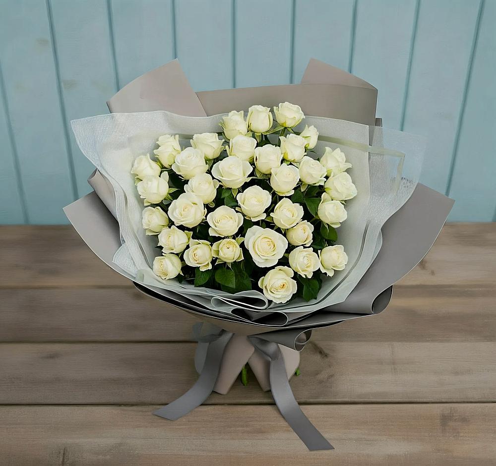 Букет Белоснежная нежность в Частые