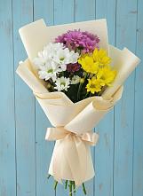 Букет цветов из:  Хризантемы в Частые