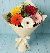 Букет цветов из:  Герберы в Частые