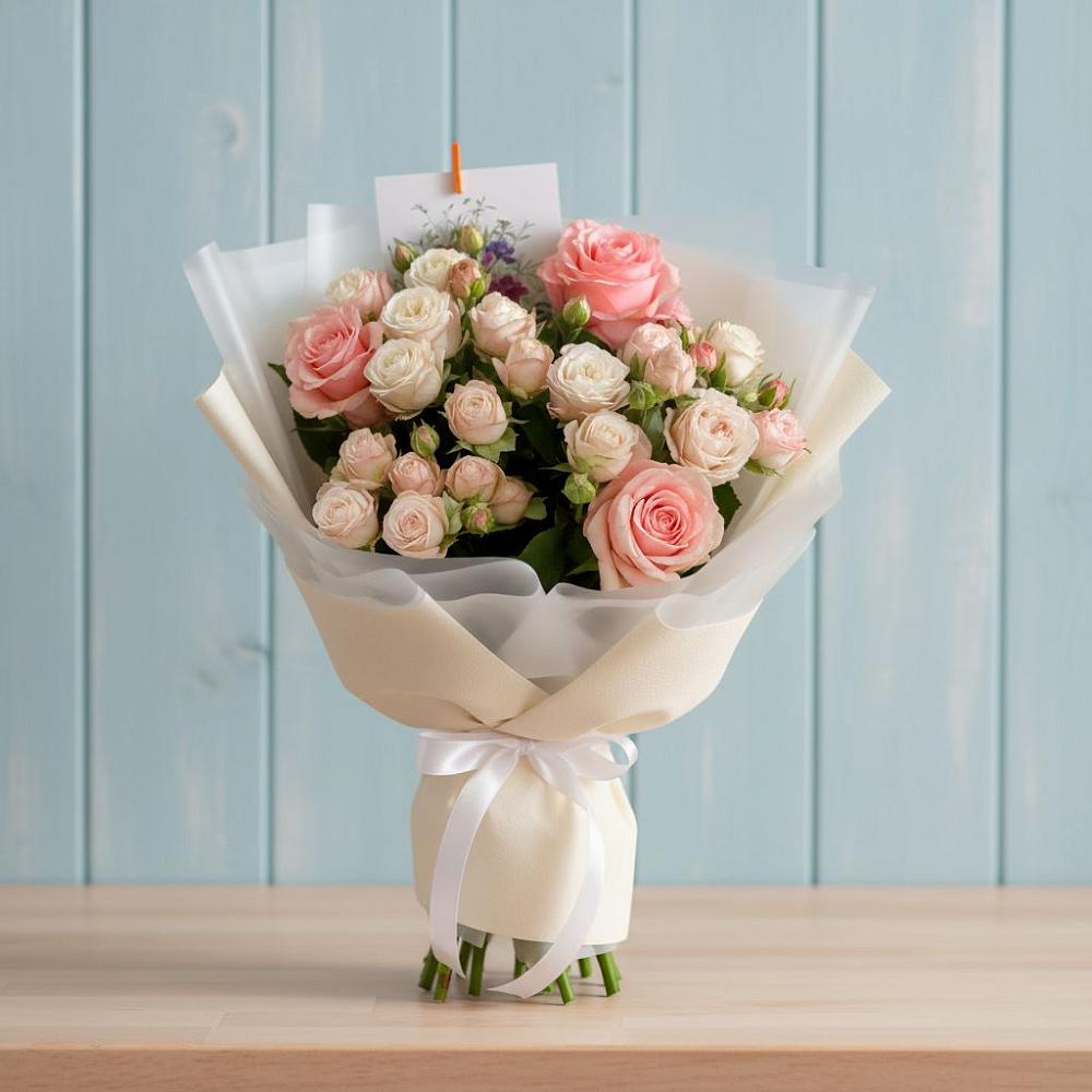 Букет цветов из: Розы в Частые