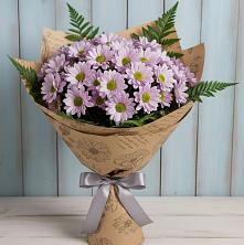 Букет цветов из:  Хризантемы в Частые