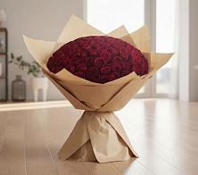 Букет 101 Красная роза в Частые
