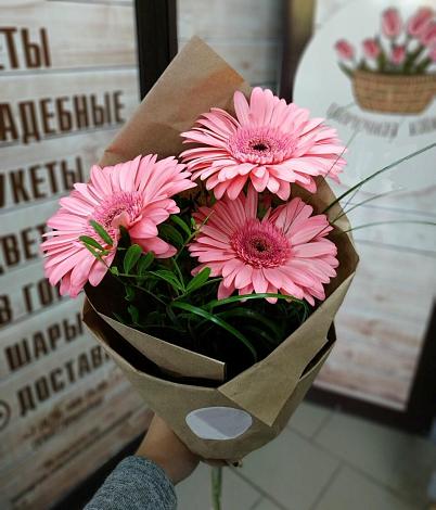 Букет цветов из: Герберы в Частые