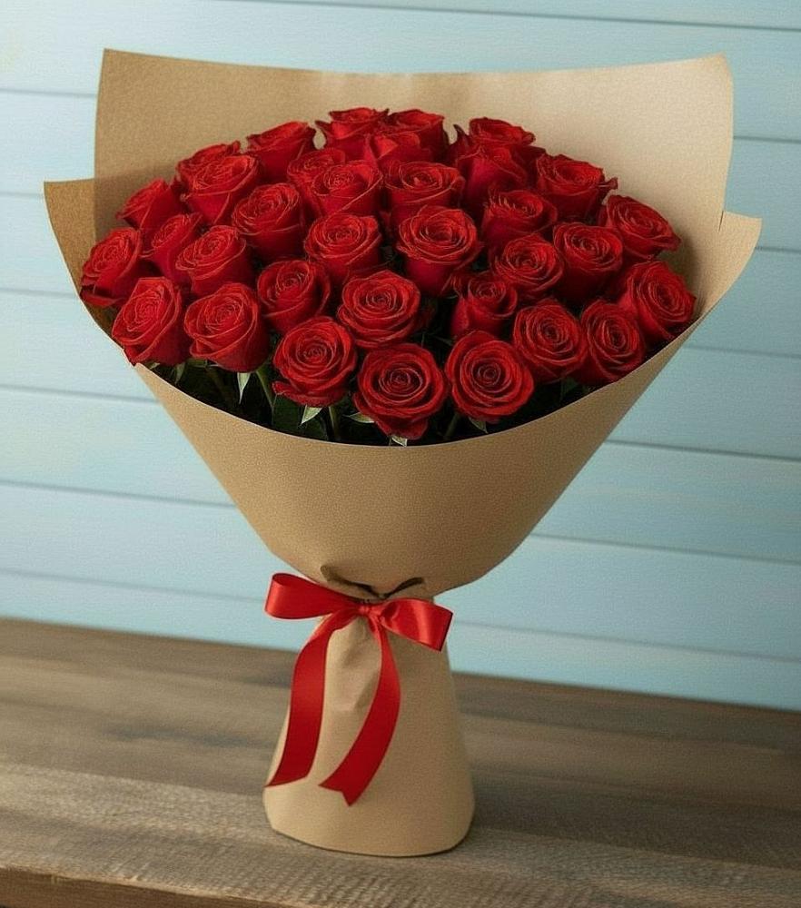 Букет Красные розы Милано в Частые