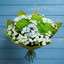 Букет цветов из:  Хризантемы #REPLACE_PRED# Частые