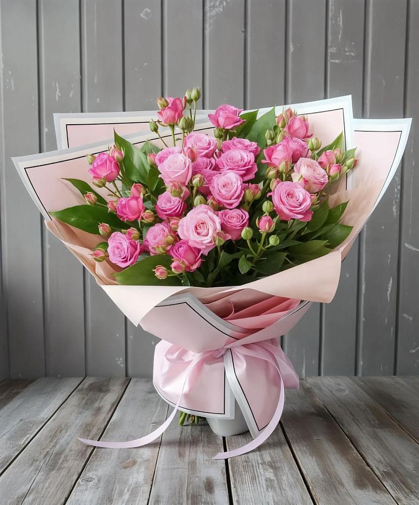 Букет Розовый кустик в Частые