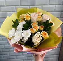 Букет цветов из:  Розы и Хризантемы #REPLACE_PRED# Частые