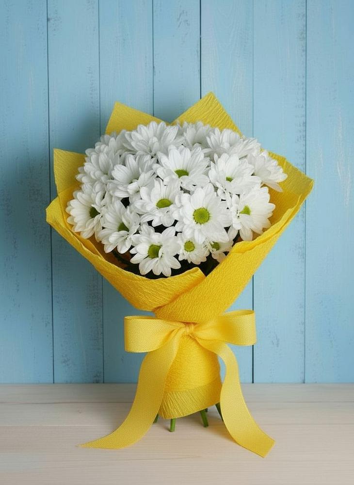 Букет цветов из: Хризантемы в Частые