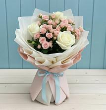 Букет цветов из:  Розы в Частые