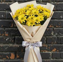 Букет цветов из:  Хризантемы в Частые