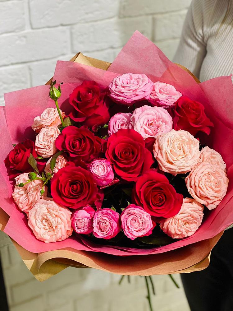 Букет цветов из: Розы в Частые