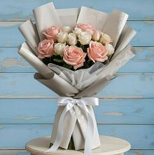 Букет цветов из:  Розы #REPLACE_PRED# Частые