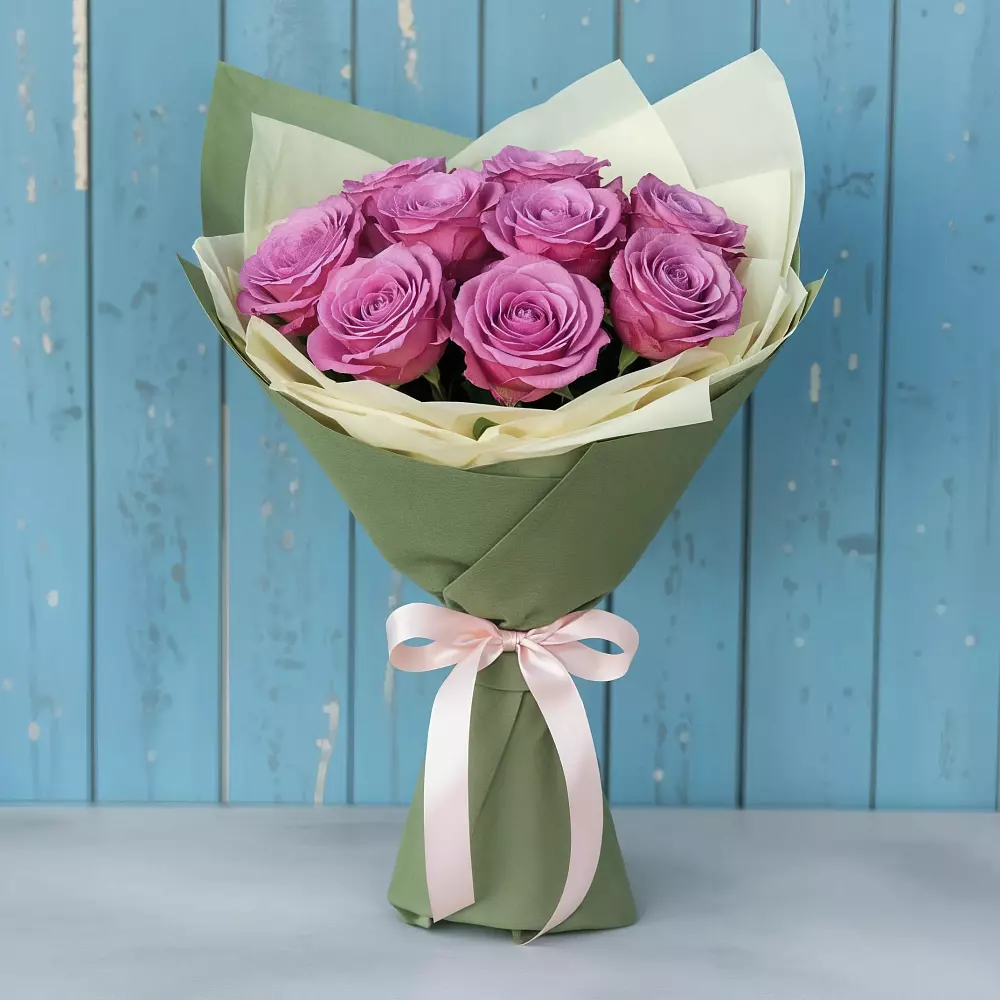 Букет Розы Фёрст Леди в Частые