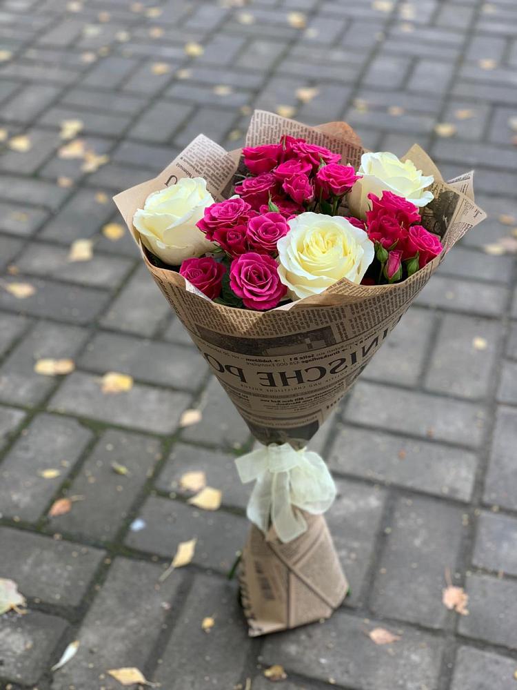 Букет цветов из: Розы в Частые