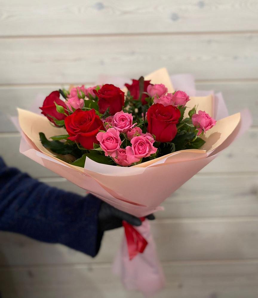 Букет цветов из: Розы в Частые