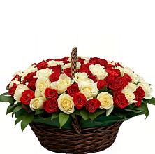 Премиум букет из: Розы #REPLACE_PRED# Частые