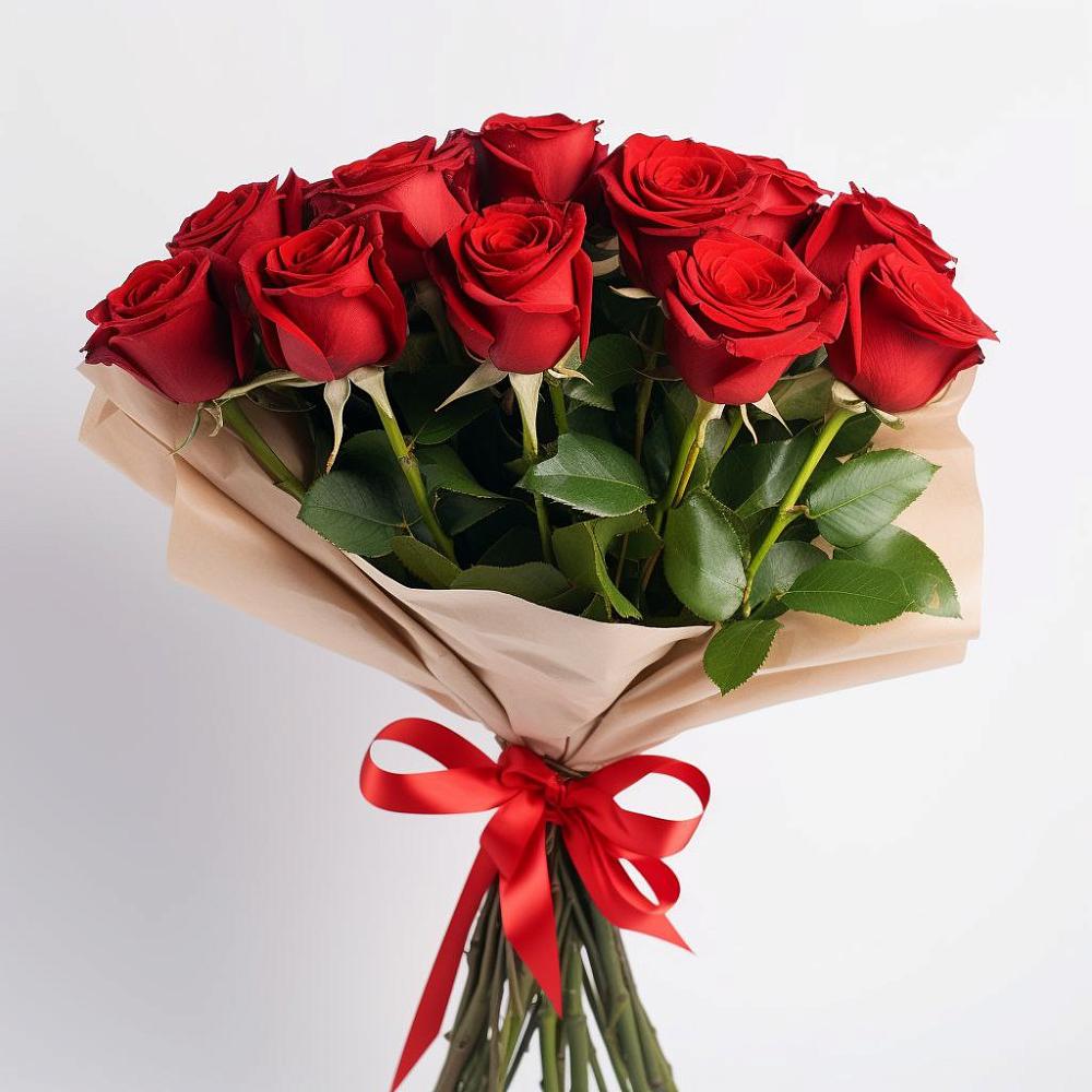 Букет 11 Красных роз Эдлесс Лав в Частые