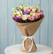 Букет цветов из:  Лизиантусы в Частые