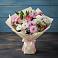 Букет цветов из: Хризантемы, Альстромерии и Розы в Частые
